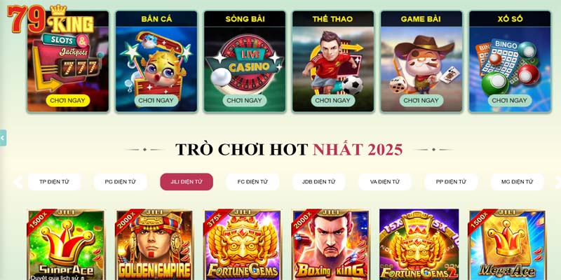 Hệ thống trò chơi đa dạng giúp nhà cái thu hút hội viên 